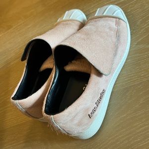 Acne Studios Pony-style Calfskin Trainers - Pink